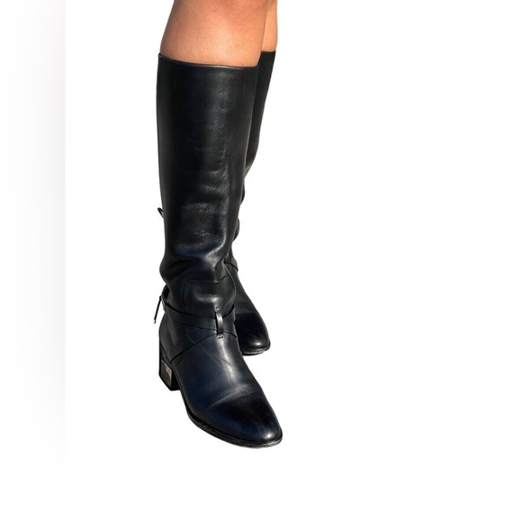 DIOR riding boots leather gold logo - Picture 11 of 11